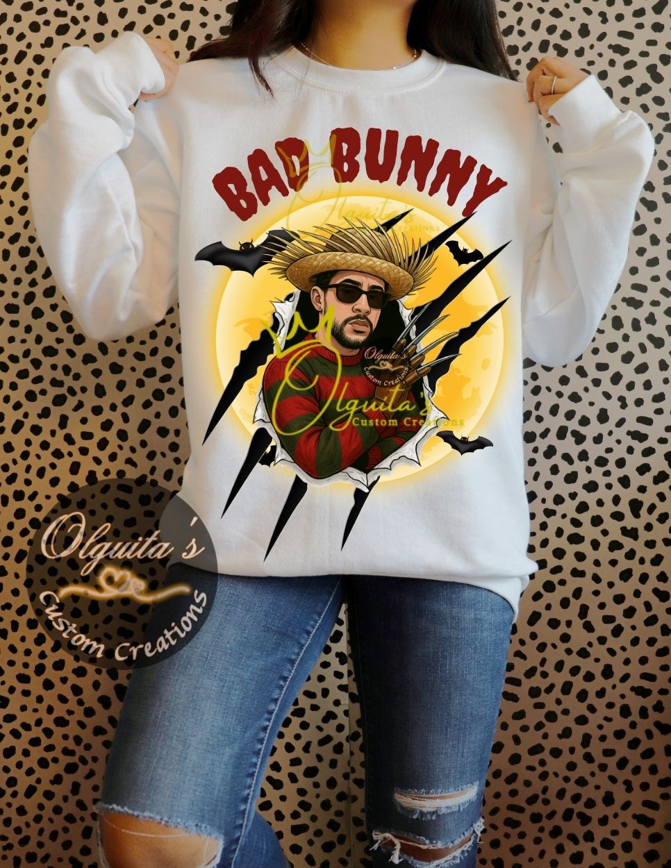 Bad Bunny Freddy Krueger PNG