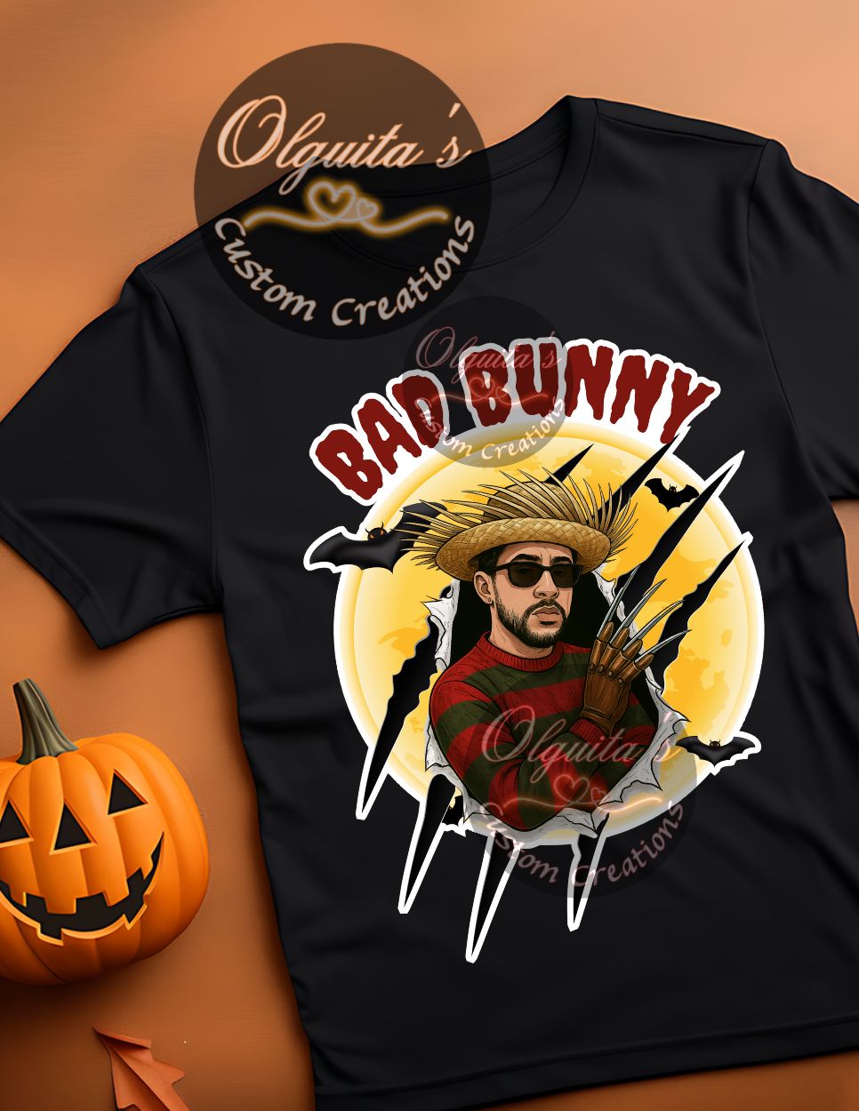 Bad Bunny Freddy Krueger PNG